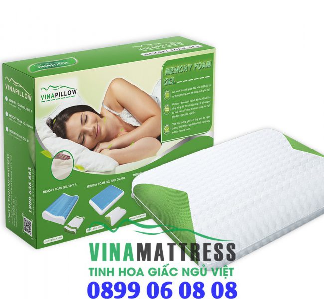 Gối Vinapillow Memory Foam Gel Ovany